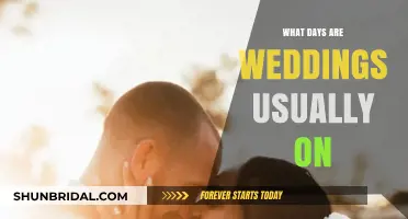 Popular Wedding Days: When Do Most Couples Tie the Knot?