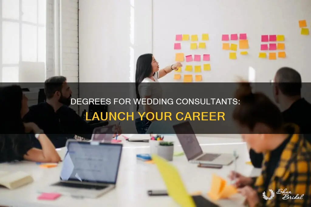 what degree do you need to be a wedding consultant