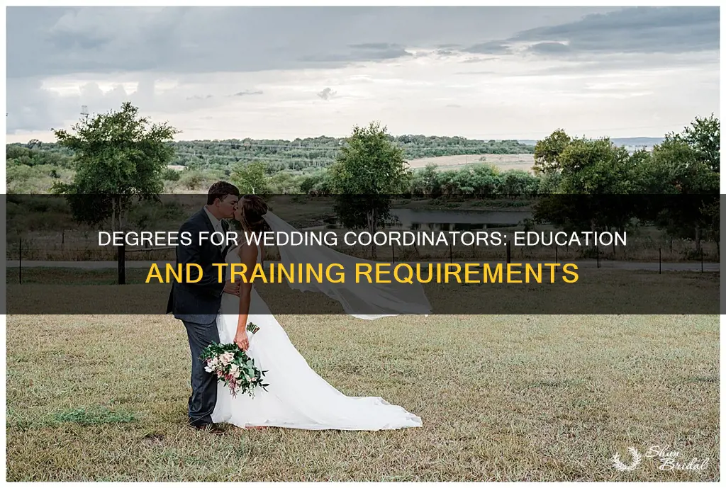 what degree do you need to become a wedding coordinator