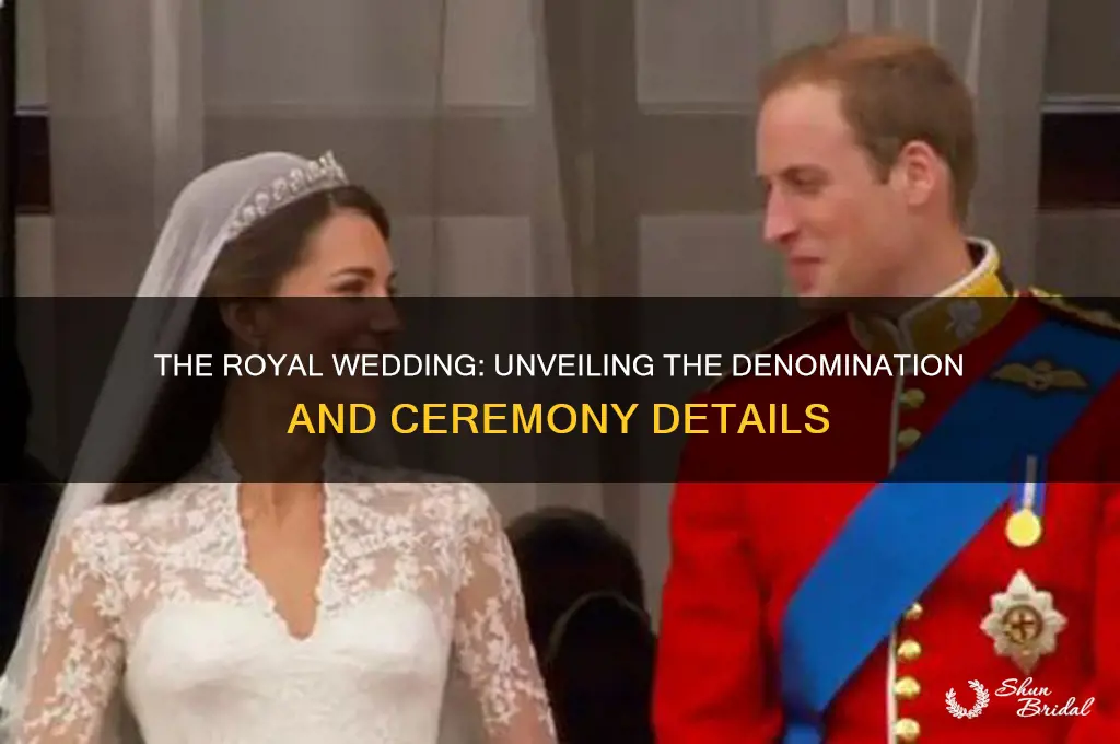 what denomination is the royal wedding
