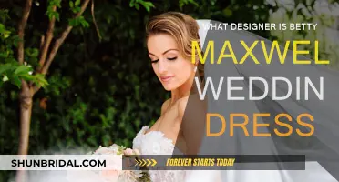 Betty Maxwell's Wedding Dress Designer: Who Created Her Gown?