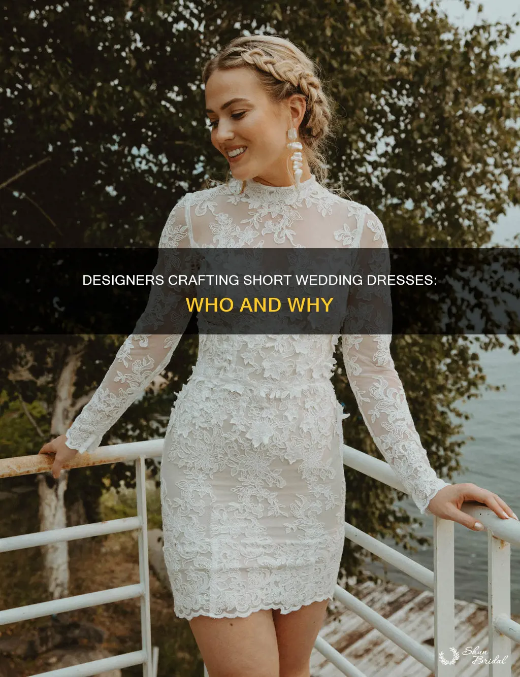 what designers make short wedding dreesses