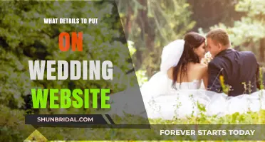 Wedding Website Essentials: Details to Include