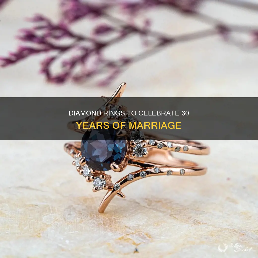 what diamond ring is approriate for 60 year wedding anniversary