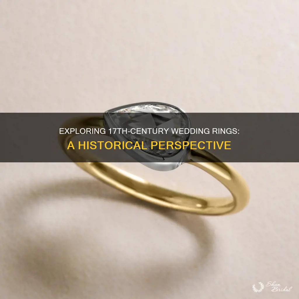 what did 17th century wedding rings look like