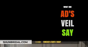 Unveiling the Mystery: Decoding the Message on Ad's Veil