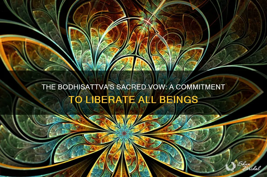what did bodhisattva vow to do