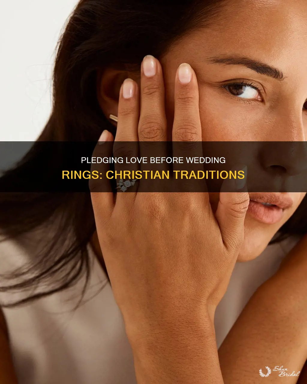 what did christians use before wedding rings