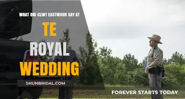 Clint Eastwood's Royal Wedding Remarks: What Did He Say?