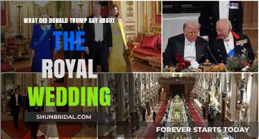 Trump's Royal Wedding Remarks: What Did He Really Say?