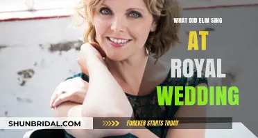 Elin's Royal Wedding Performance: The Song That Captivated the World