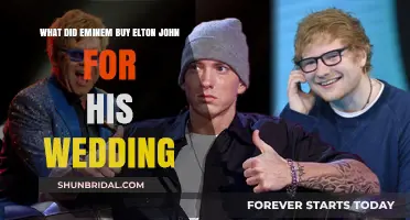 Eminem's Heartfelt Wedding Gift to Elton John: A Symbol of Friendship