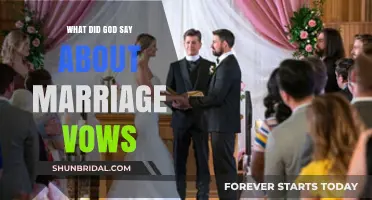 Biblical Insights: God's Sacred Words on Marriage Vows Explained