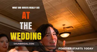 Unveiling the Secrets: What Guests Truly Witnessed at the Wedding