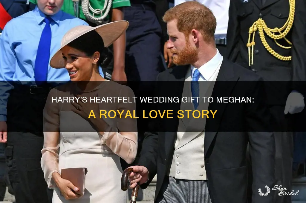 what did harry give meghan as a wedding gift