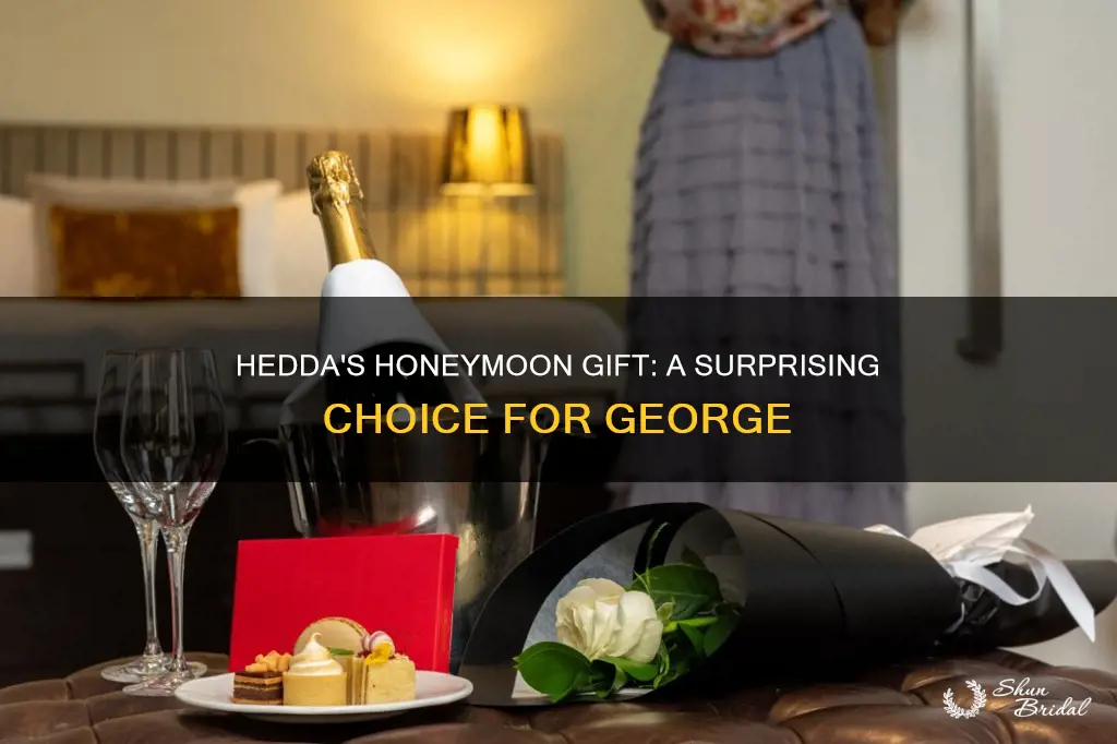 what did hedda get george on honeymoon