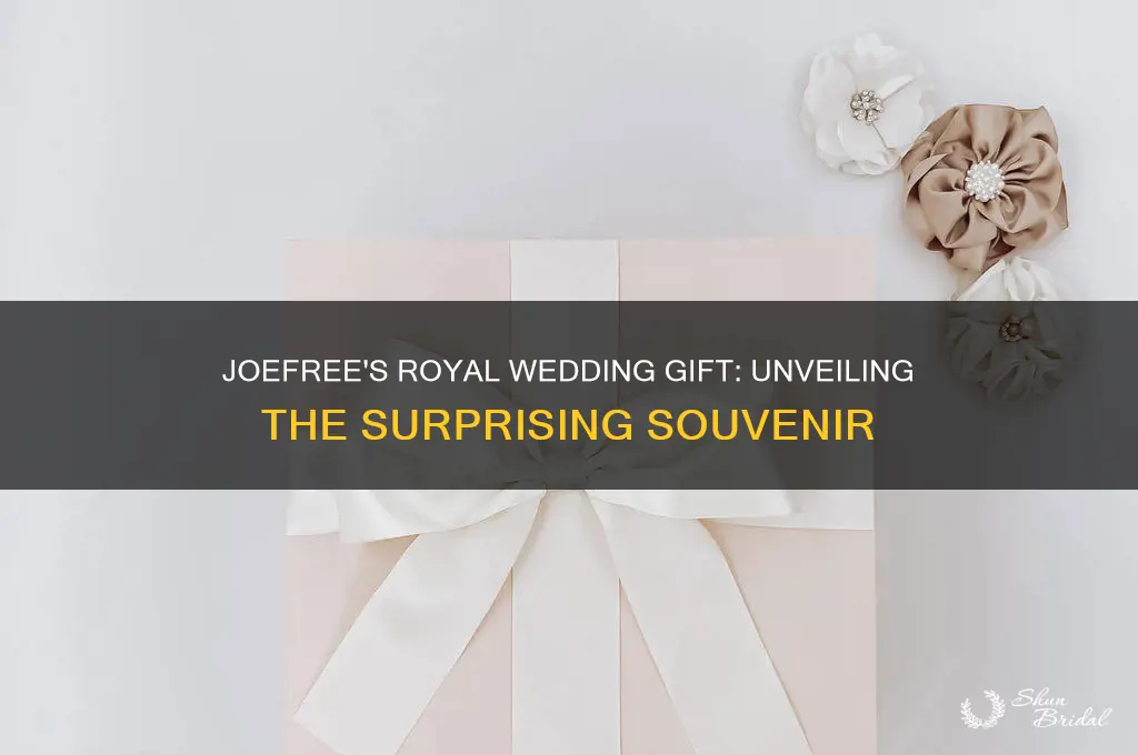 what did joefree get in the royal wedding