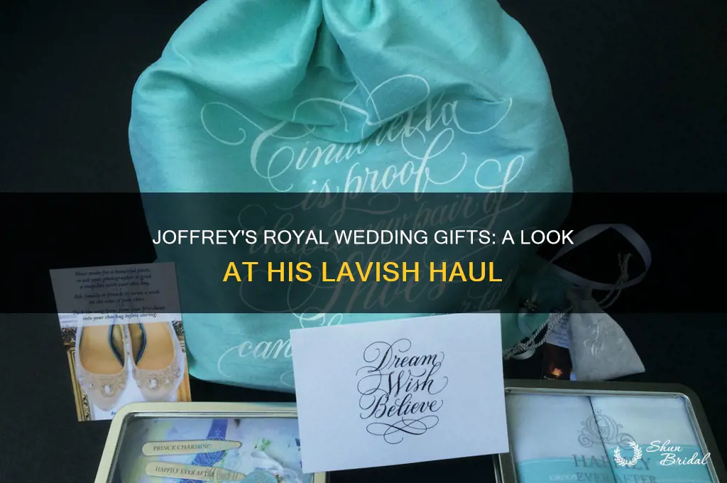 what did joffrey get in the royal wedding