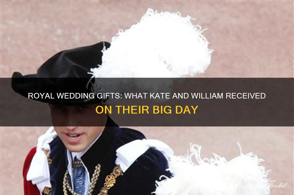 what did kate and william get as wedding gifts