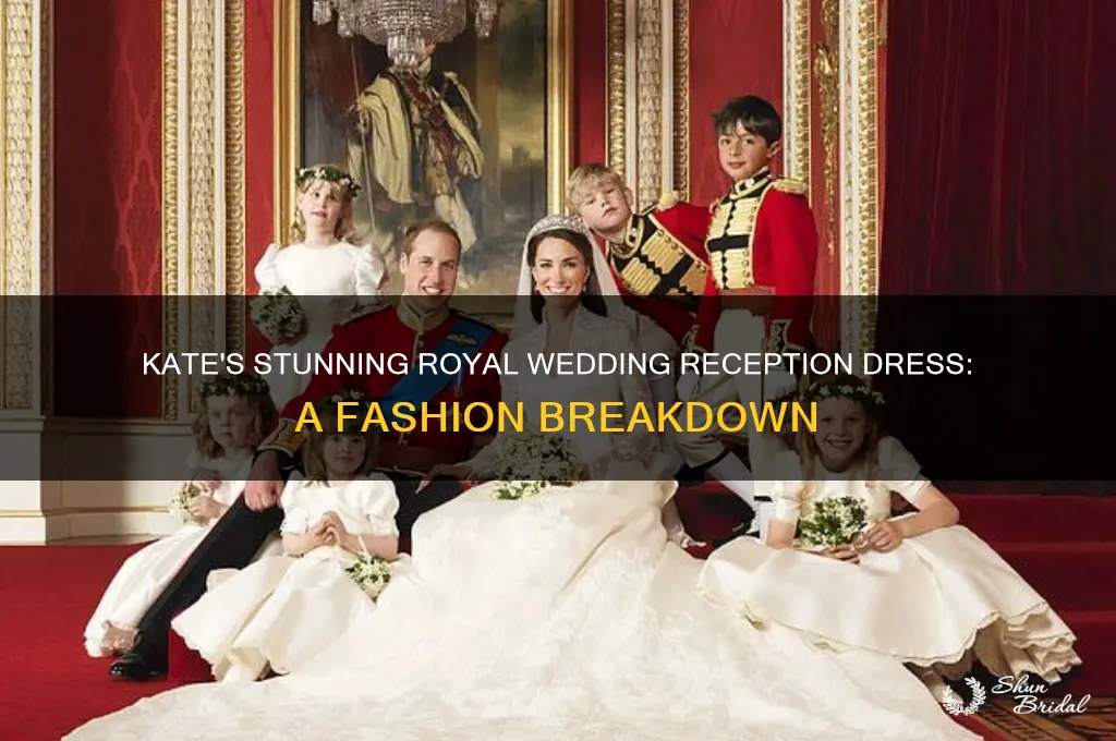what did kate wesr to the royal wedding reception