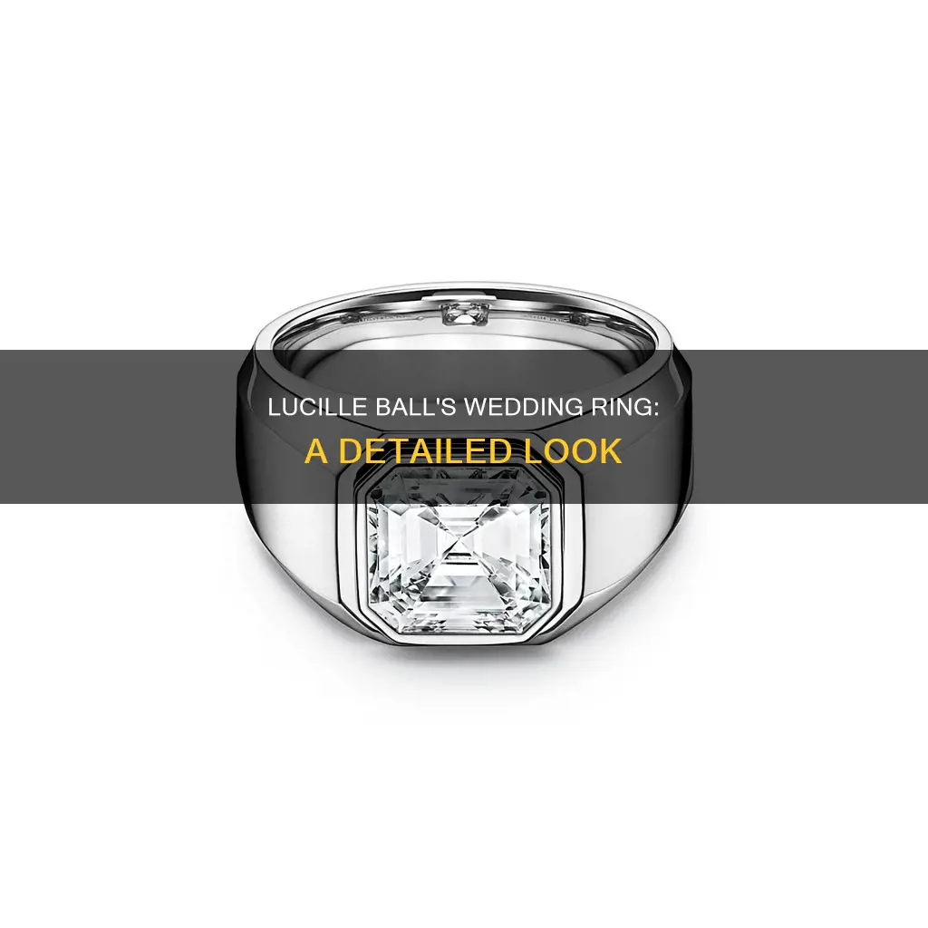 what did lucille ball wedding ring look like