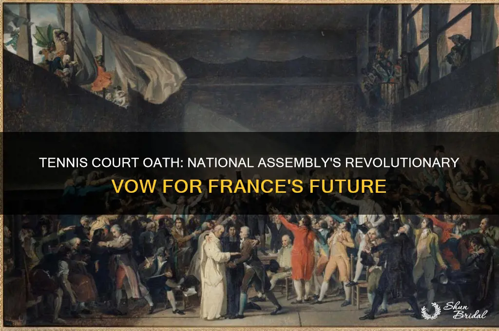 what did national assembly vow in the tennis court oath