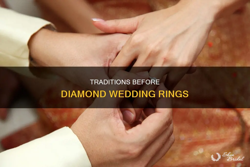 what did people do before diamond wedding rings