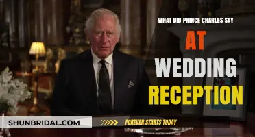 Prince Charles' Heartwarming Wedding Reception Speech
