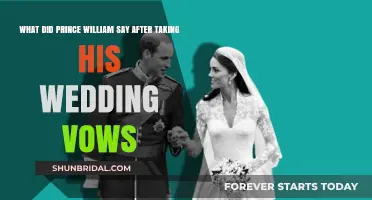 Prince William's Emotional Words After Exchanging Royal Wedding Vows