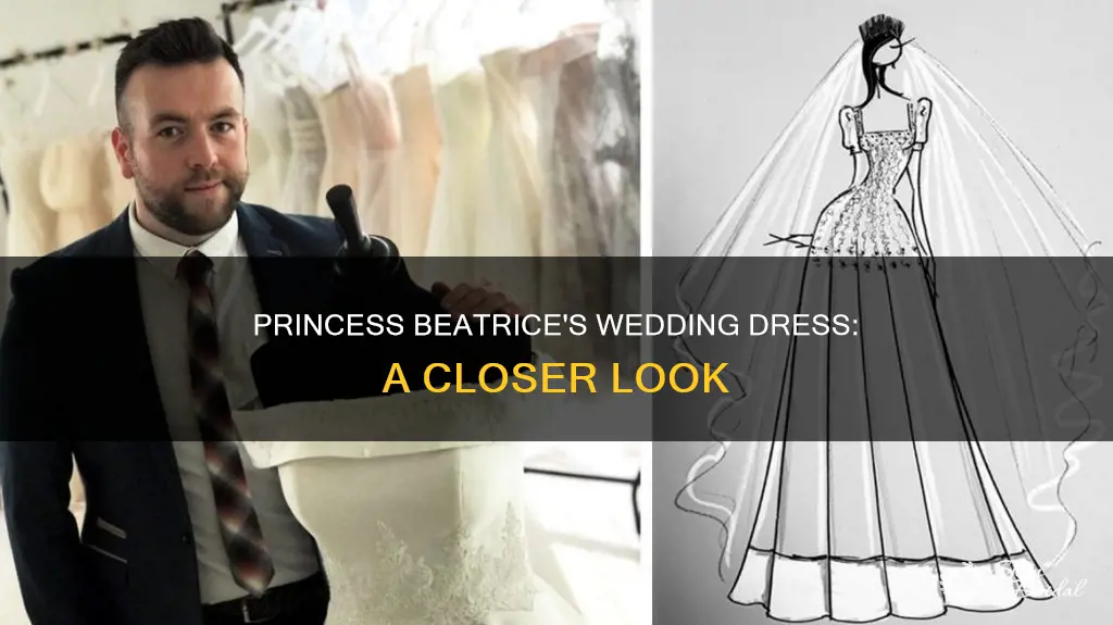 what did princess beatrice wedding dress look like