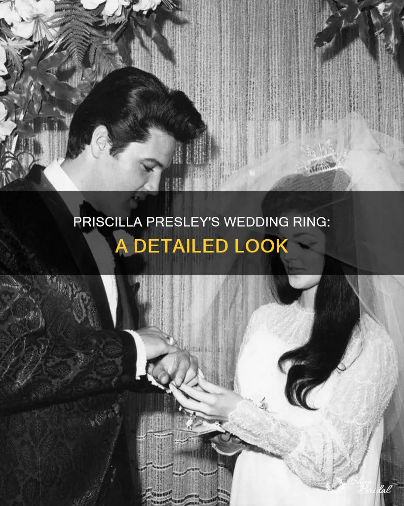what did priscilla presley wedding ring look like