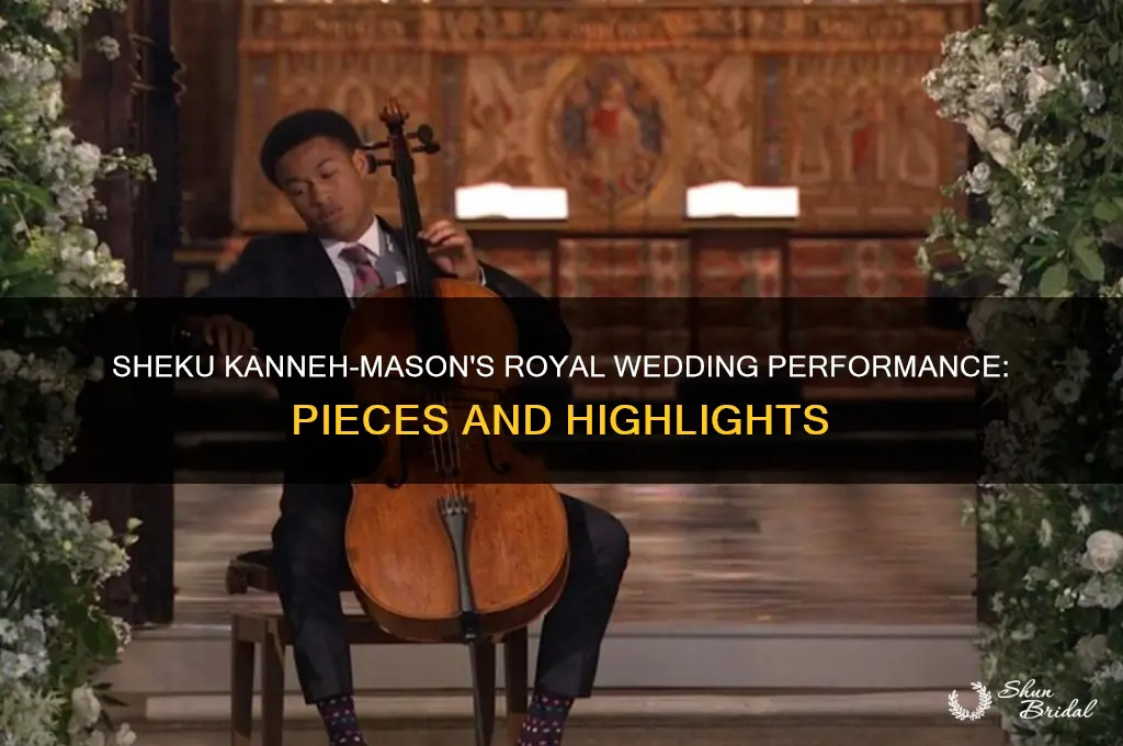what did sheku kanneh mason play at the royal wedding