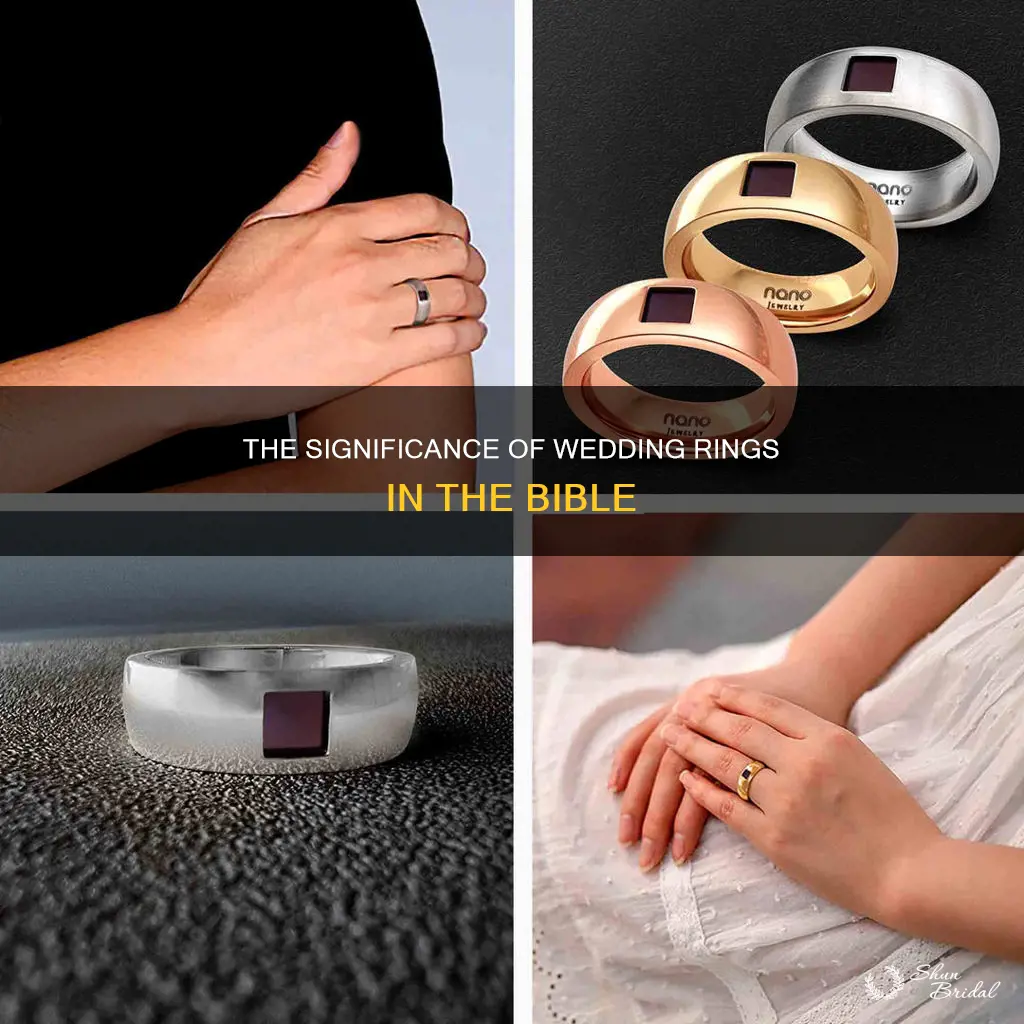 what did the bible say about wedding rings