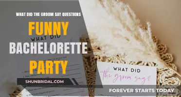 Hilarious Groom's Confessions: Uncensored Bachelorette Party Q&A