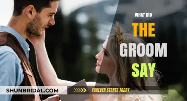 Unforgettable Vows: The Groom's Heartfelt Words on Their Special Day
