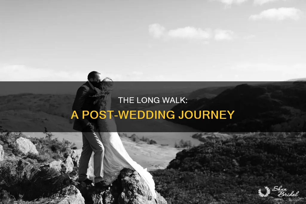 what did the long walk look like after the wedding