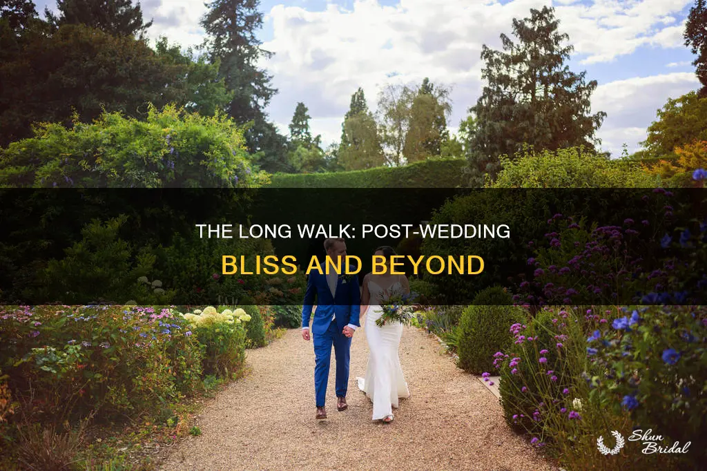 what did the long walk look like after the wedding