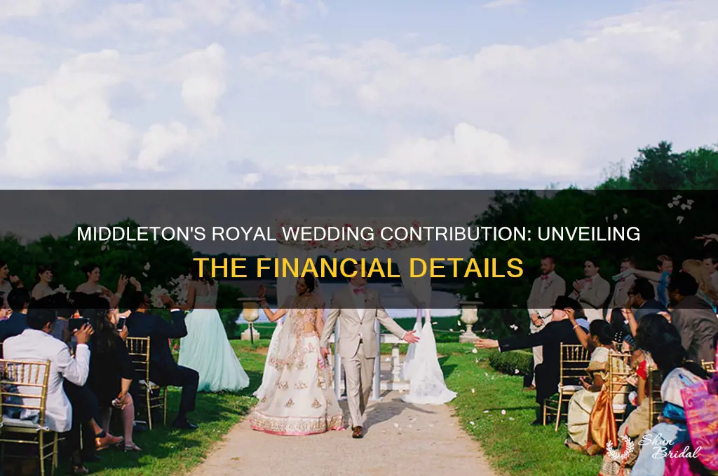 what did the middletons pay for the wedding