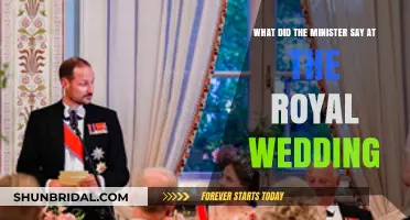 Minister's Royal Wedding Speech: Key Highlights and Memorable Quotes
