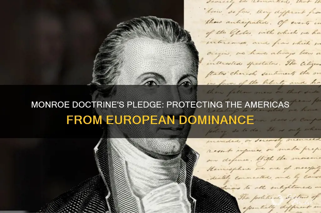 what did the monroe doctrine vow to do