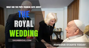 Pope Francis' Remarks on the Royal Wedding: Insights and Blessings