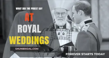 Royal Vows: Unveiling the Priest's Words at Majestic Weddings