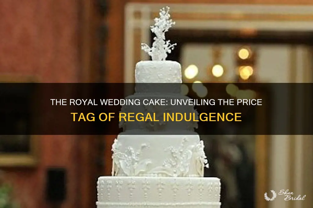 what did the royal wedding cake cost