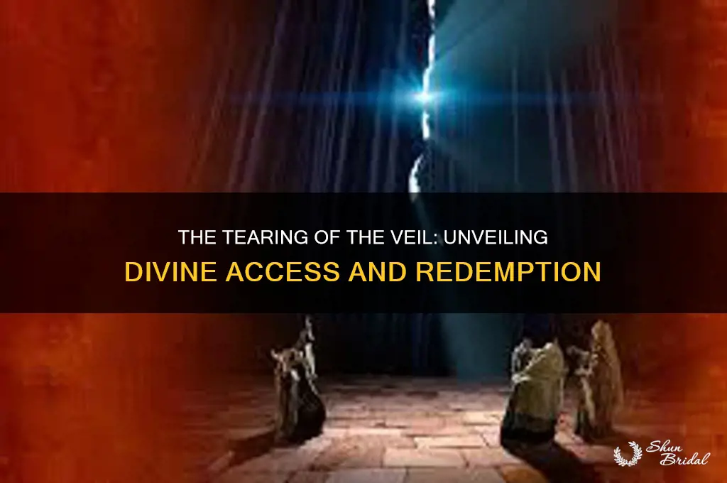 what did the tearing of the veil accomplish