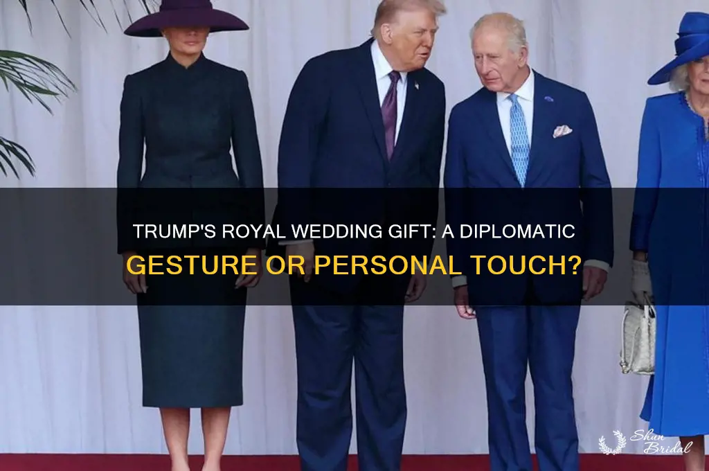 what did the trumps give the royal wedding gift