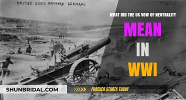 The US Vow of Neutrality in WWI: Meaning and Impact