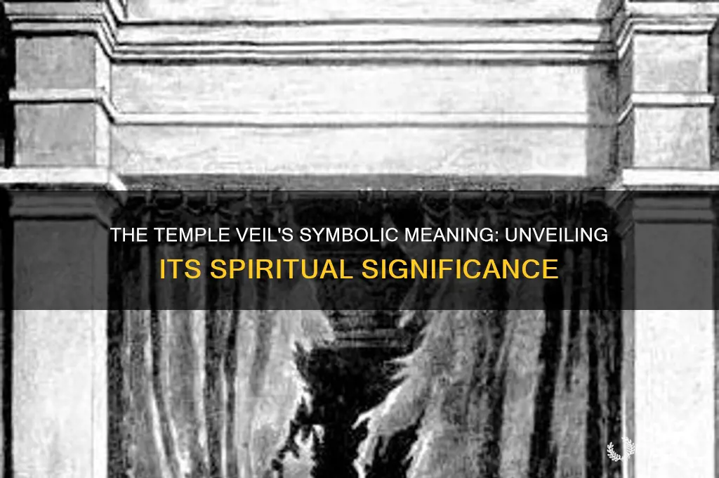 what did the veil in the temple represent