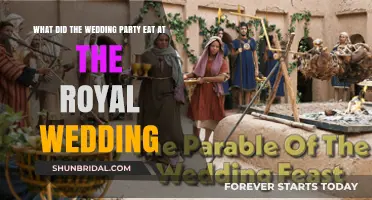 Royal Wedding Feast: A Look at the Wedding Party's Menu