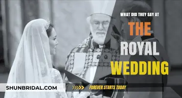 Royal Vows and Speeches: Highlights from the Royal Wedding Ceremony