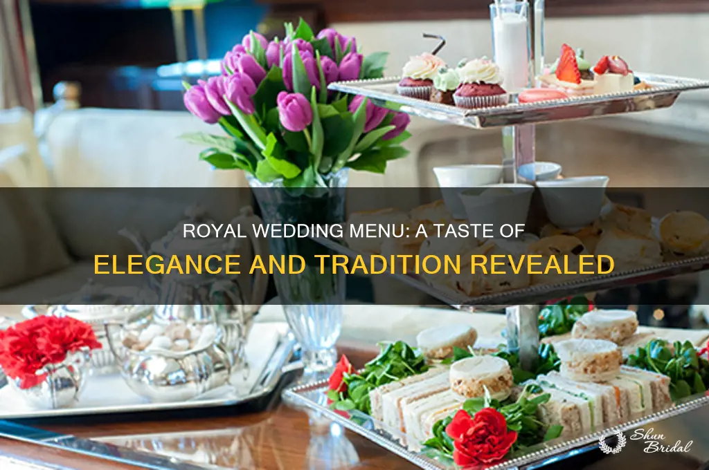 what did they serve at the royal wedding